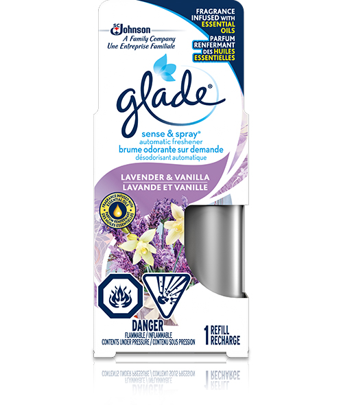 Glade – odeur environnementale automatique + recharge, lavande et